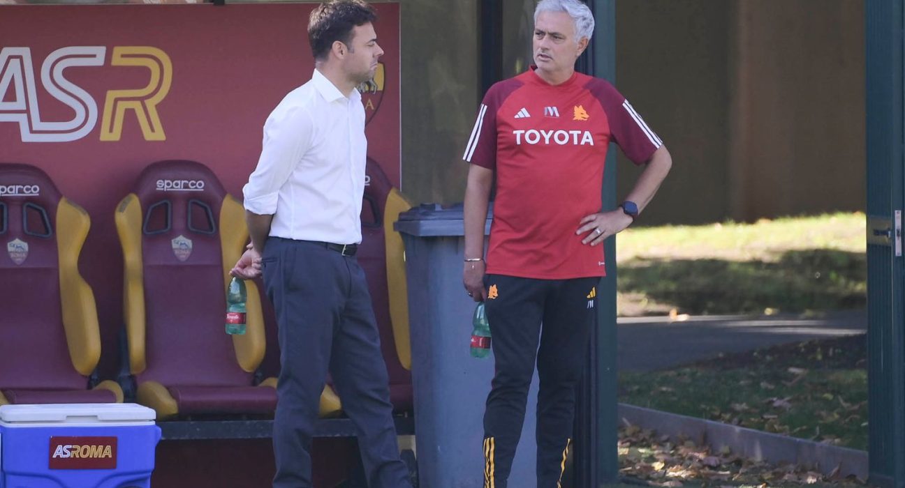 Pinto e Mourinho AS Roma sito web