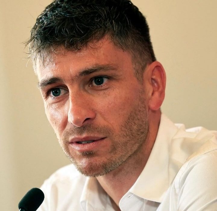 Florent Ghilsolfi in conferenza stampa.