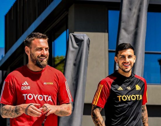 Paredes alla Roma con Daniele De Rossi.