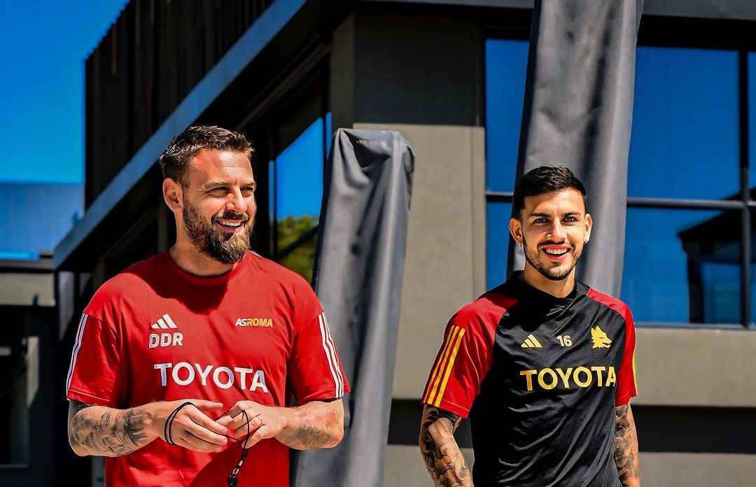 Paredes alla Roma con Daniele De Rossi.